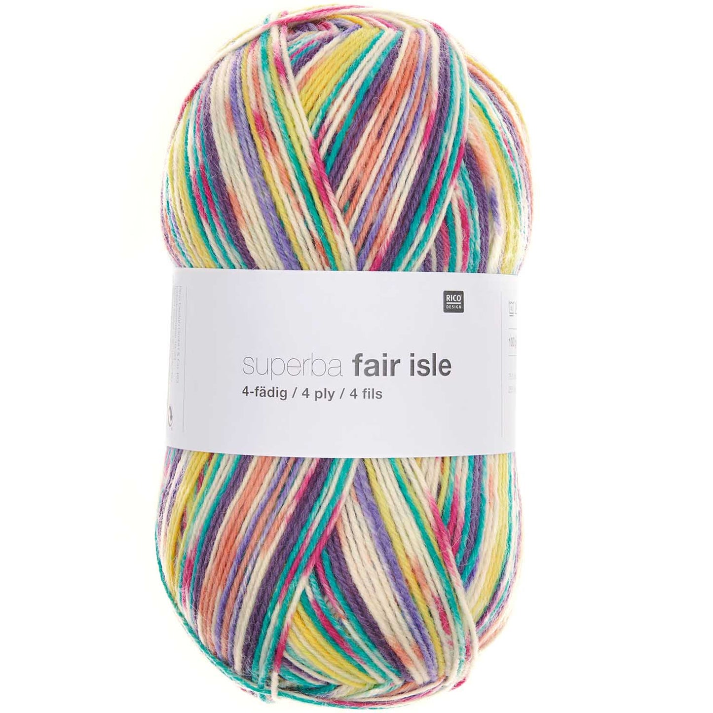 Rico Superba Fair Isle 4Ply 100g Yarn