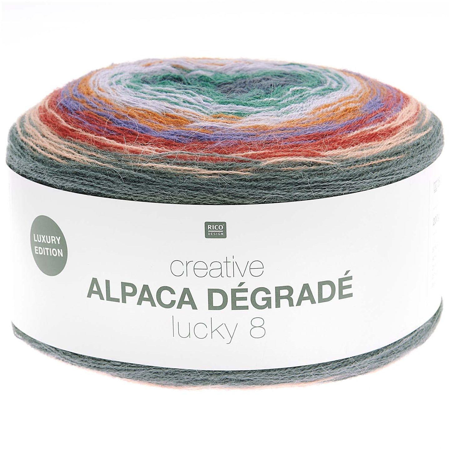 Rico Creative Alpaca Dégradé Lucky 8 200g 4Ply Yarn