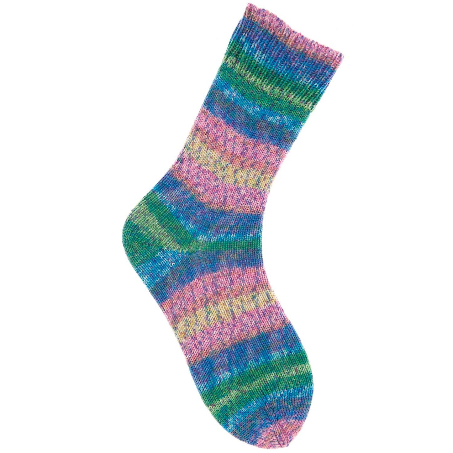 Rico Socks Sprinkly Stripey 4Ply 100g Yarn