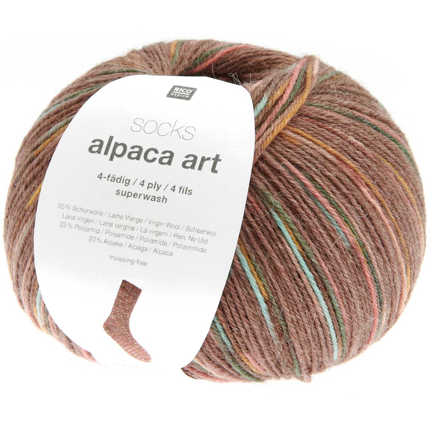 Rico Socks Alpaca Art 4Ply 100g Yarn
