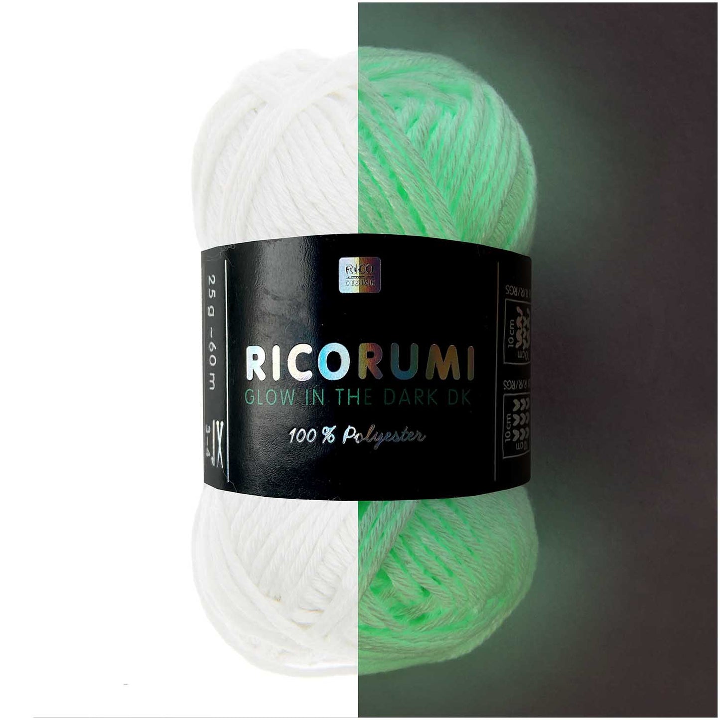 Rico Ricorumi Glow In The Dark Double Knit 25g Yarn