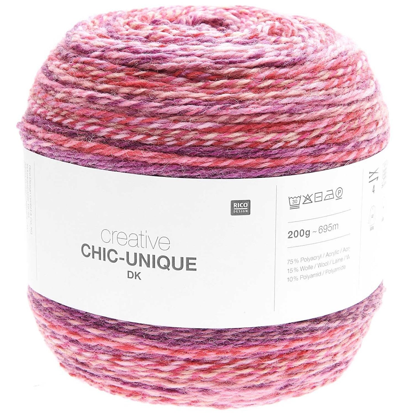 Rico Creative Chic-Unique Double Knit 200g Yarn
