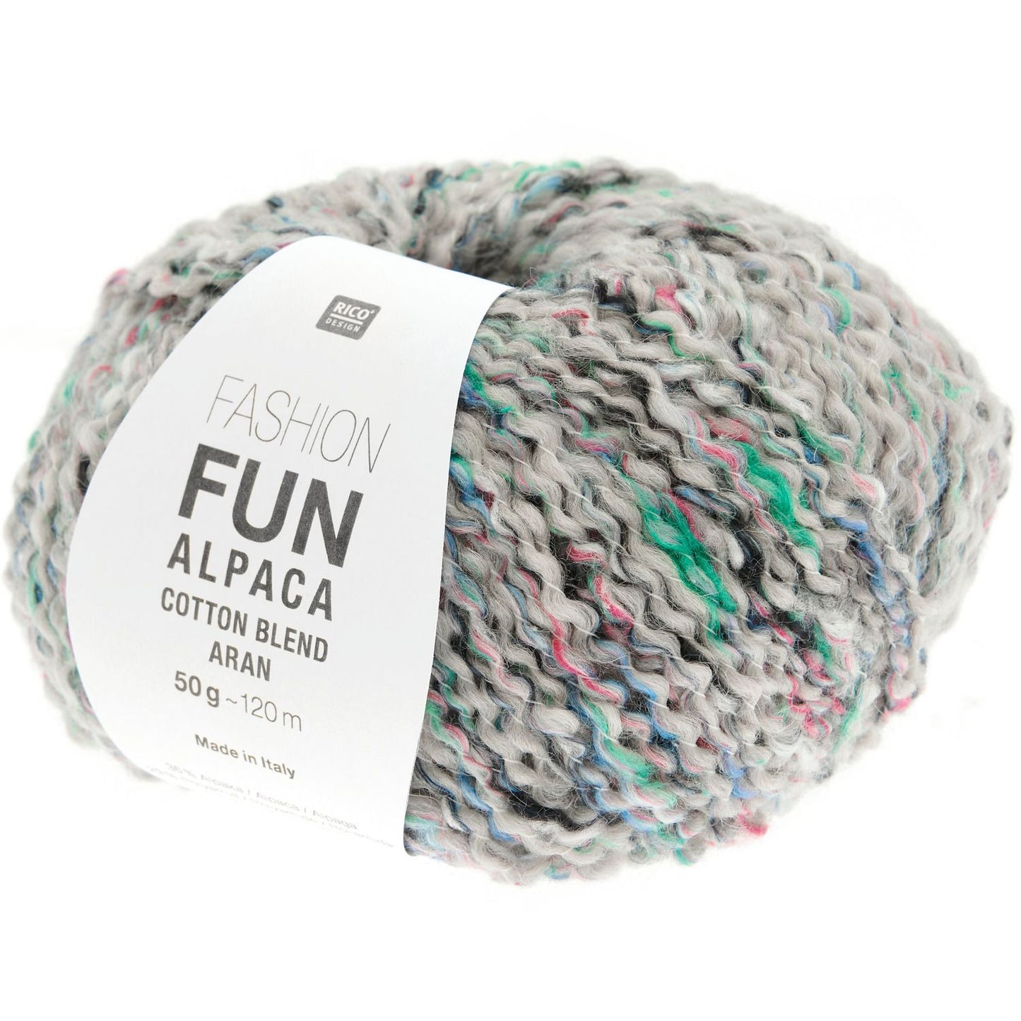 Rico Design Fashion Fun Alpaca Cotton Blend Aran 50g Yarn