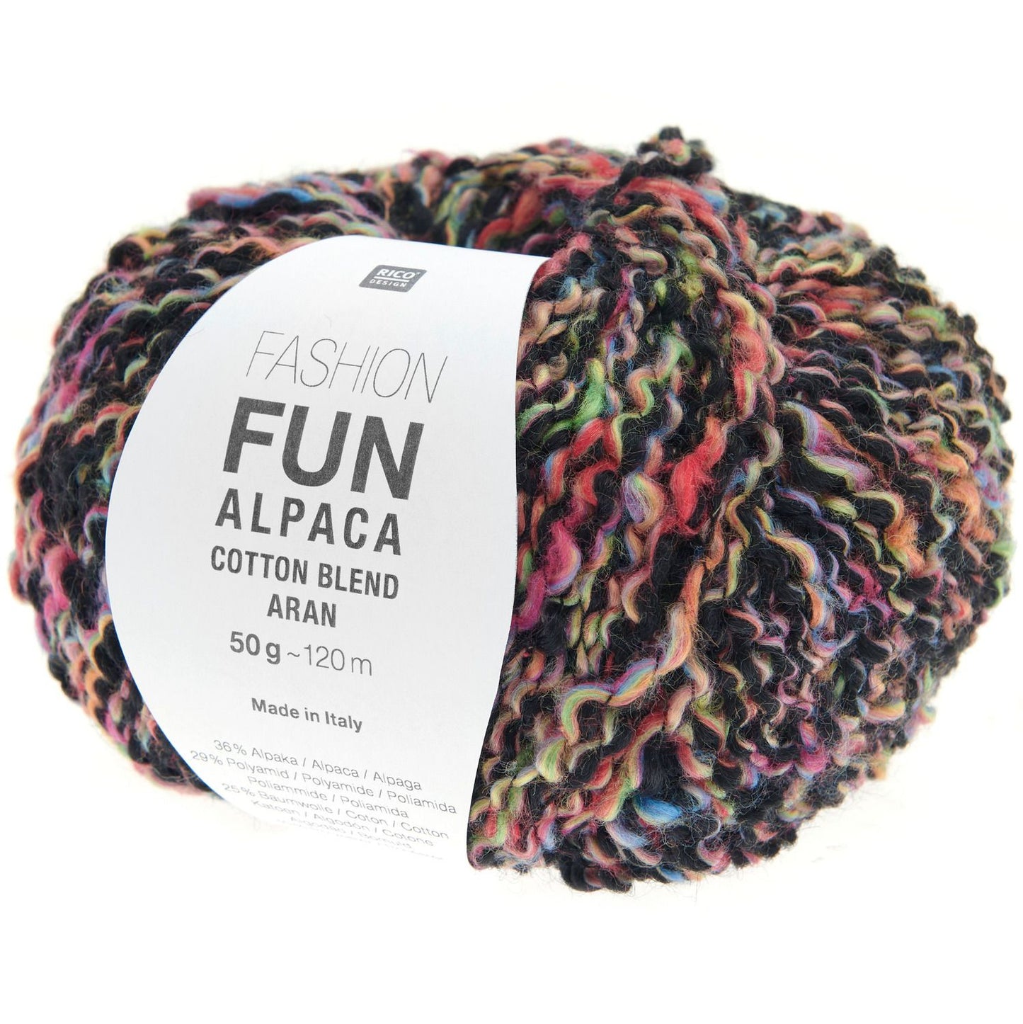 Rico Design Fashion Fun Alpaca Cotton Blend Aran 50g Yarn