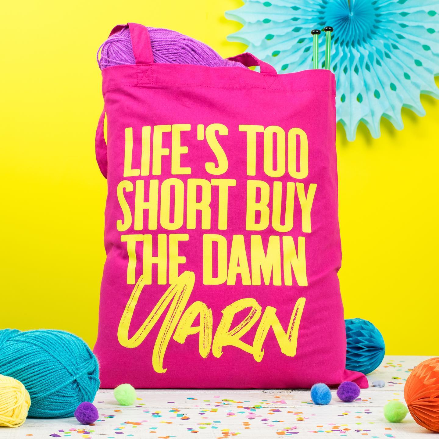 Lana Bou Yarn Lovers Tote Bags