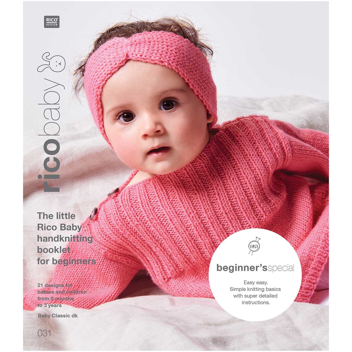 Rico Baby Beginners Knitting Pattern Book 31