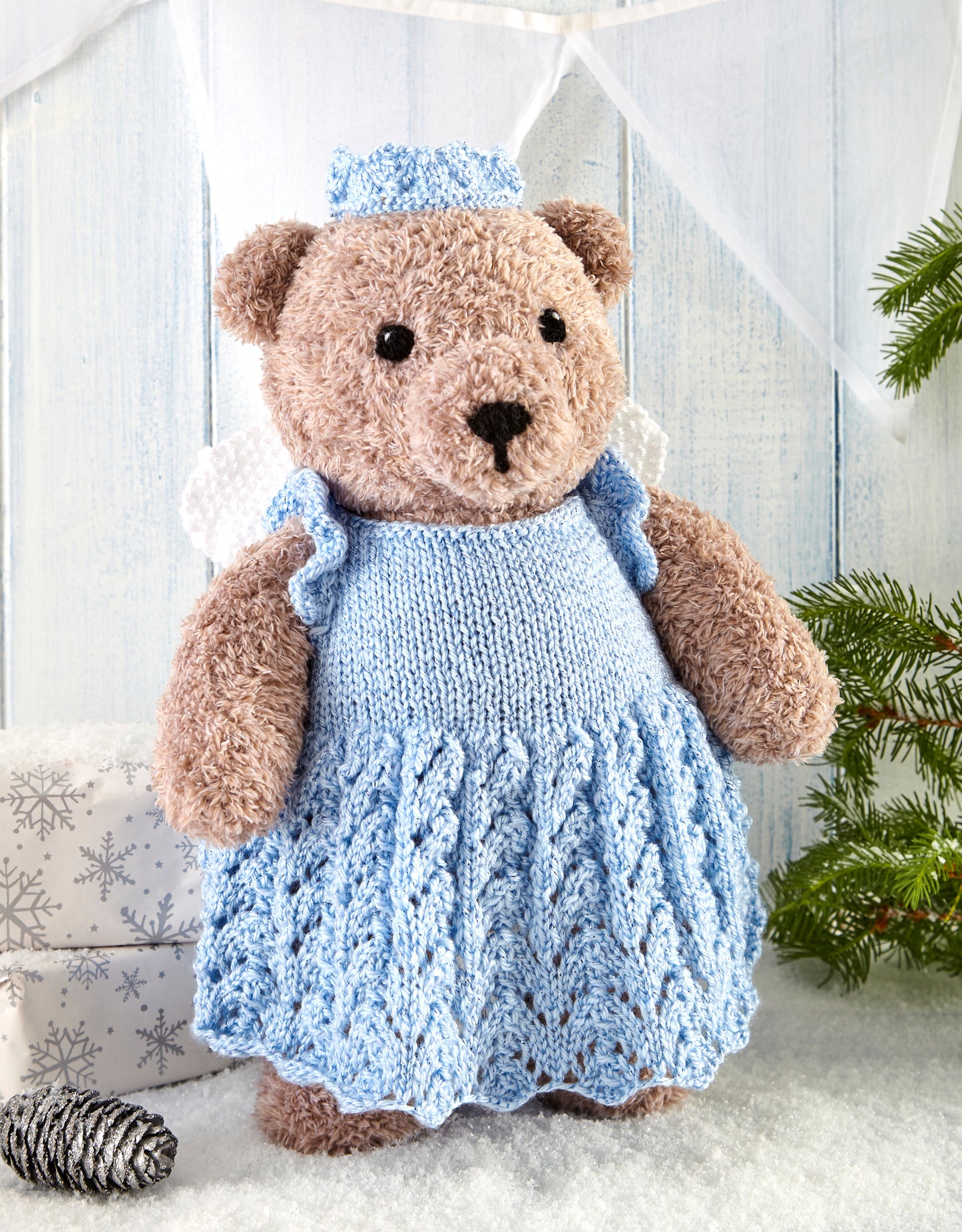 King Cole Christmas Knits Teddy Book 9 Knitting Pattern