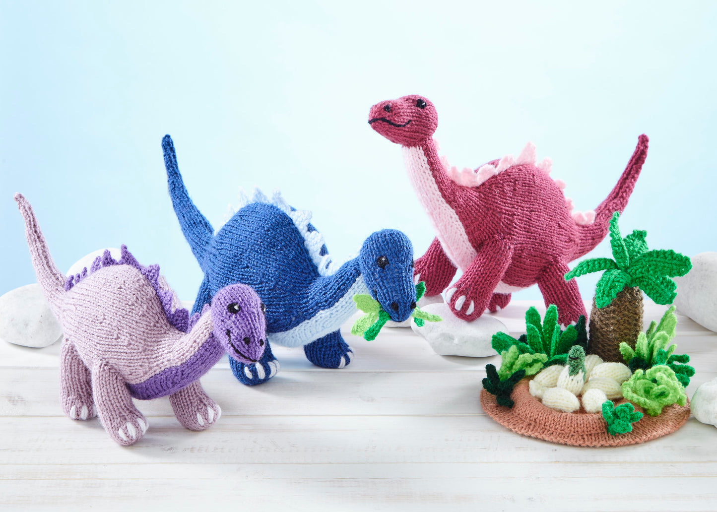 King Cole Dinosaur Land Book 1 Knitting Pattern Book