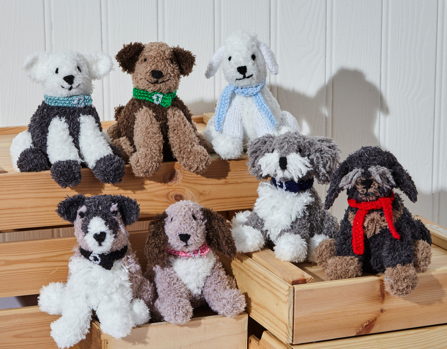 King Cole Scruffs Toy Dog Knitting Pattern Book 1