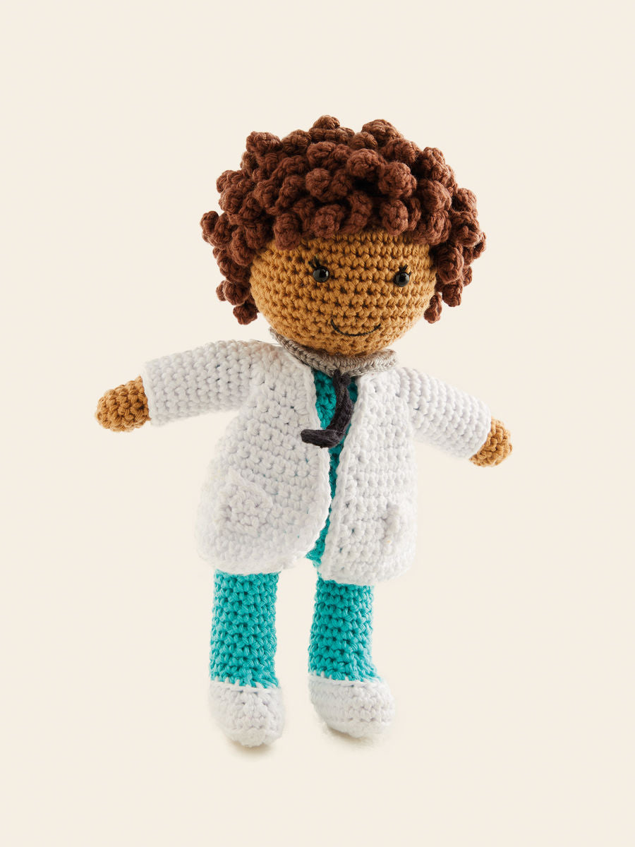 Sirdar Happy Cotton Frontline Heroes Crochet Pattern Book 17
