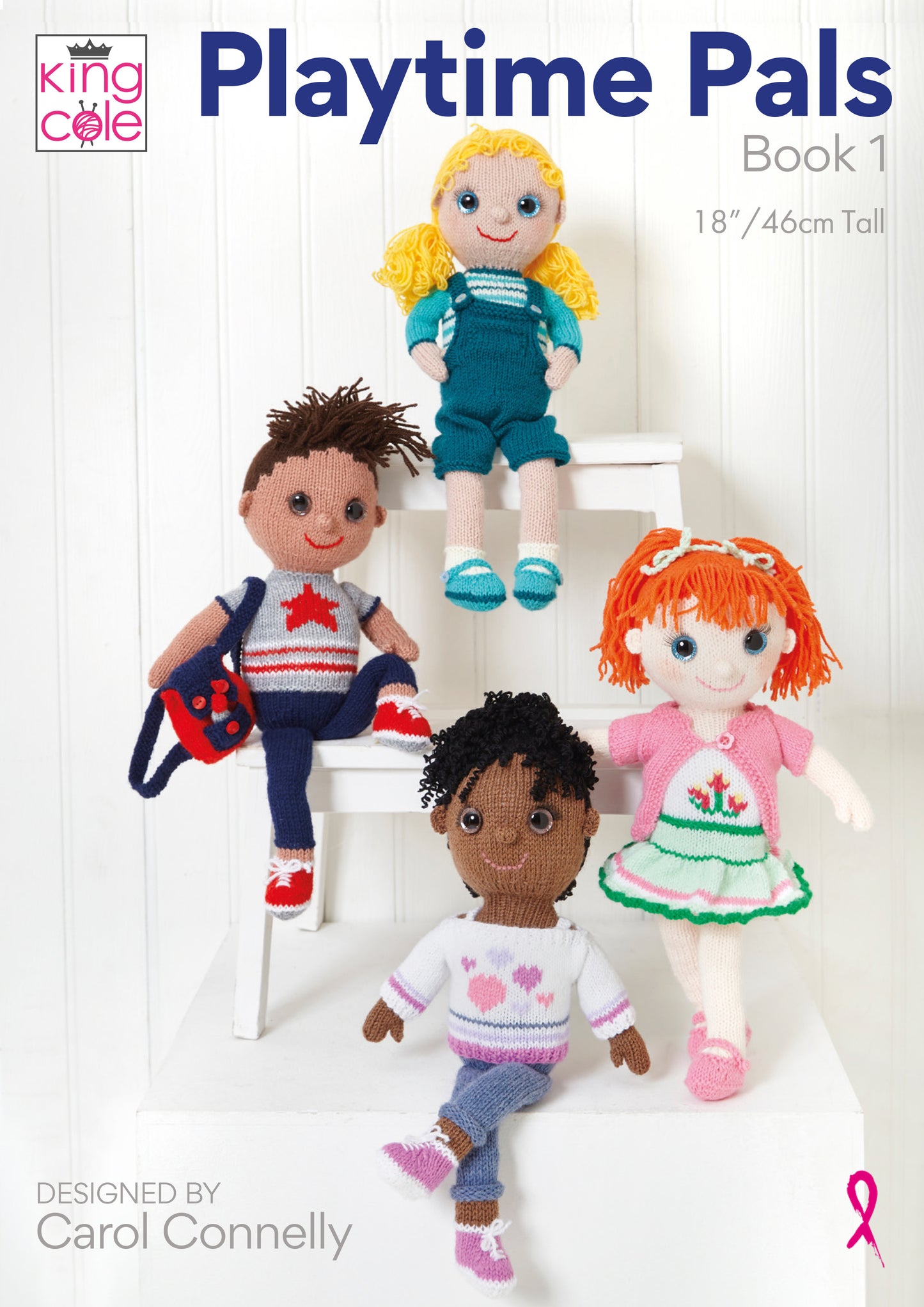 King Cole Playtime Pals Knitting Pattern Book 1