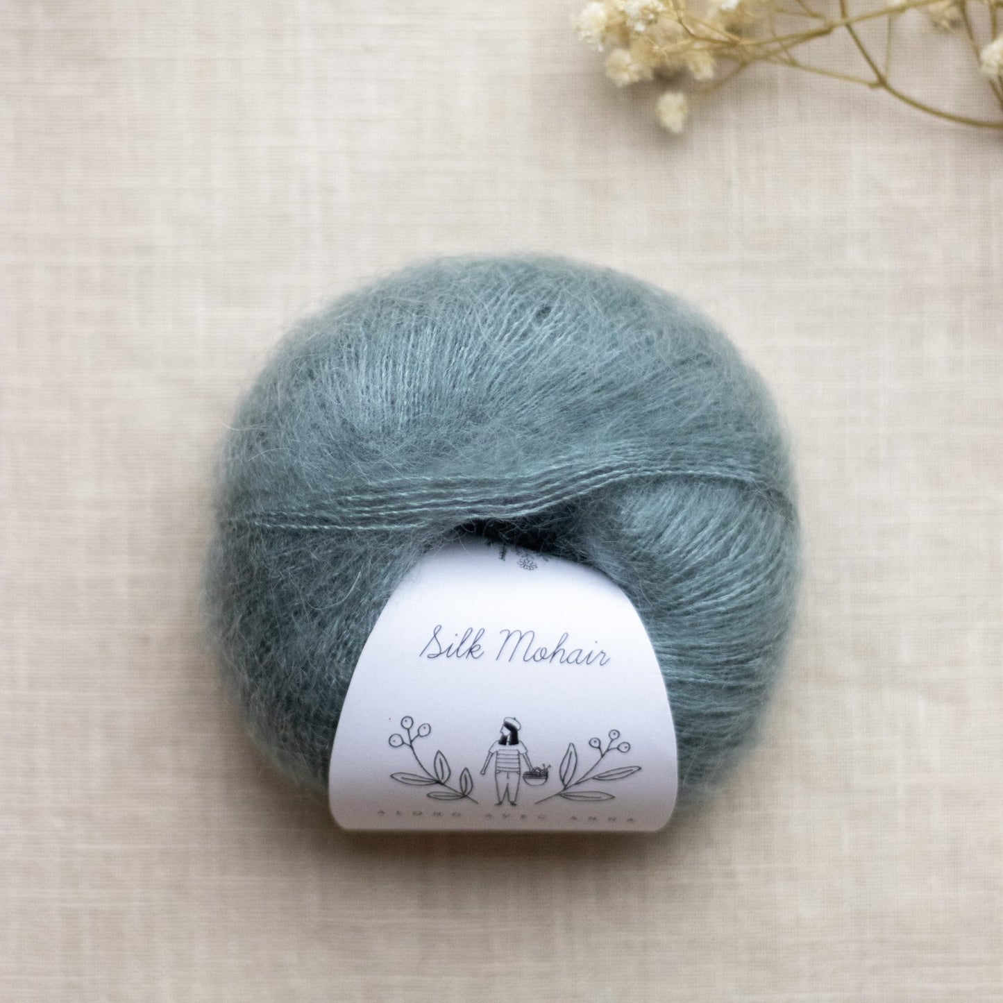 Along Avec Anna Silk Mohair Lace 25g Yarn