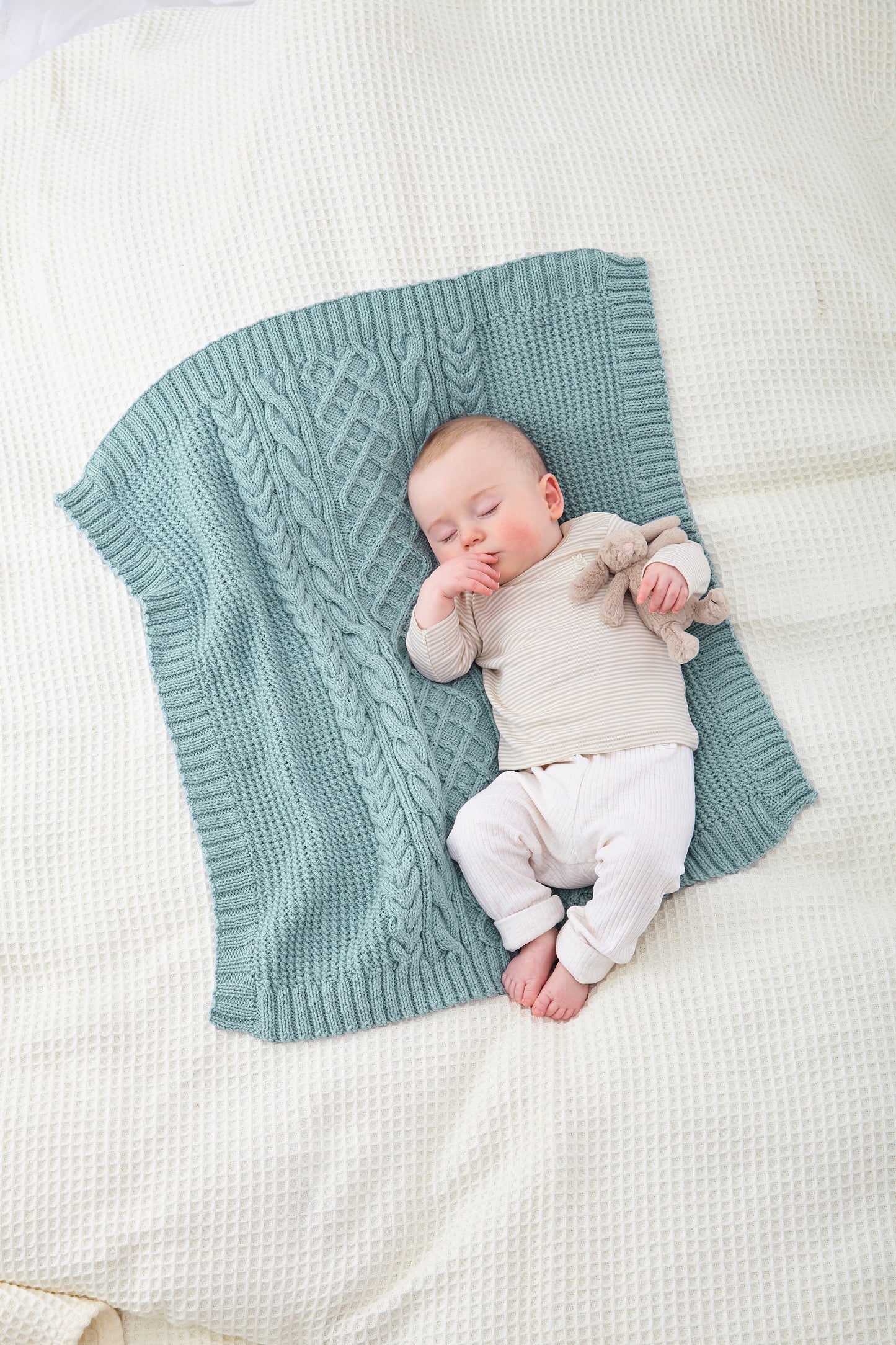 King Cole Newborn Book 4 Little Book of Blankets Knitting Pattern Book