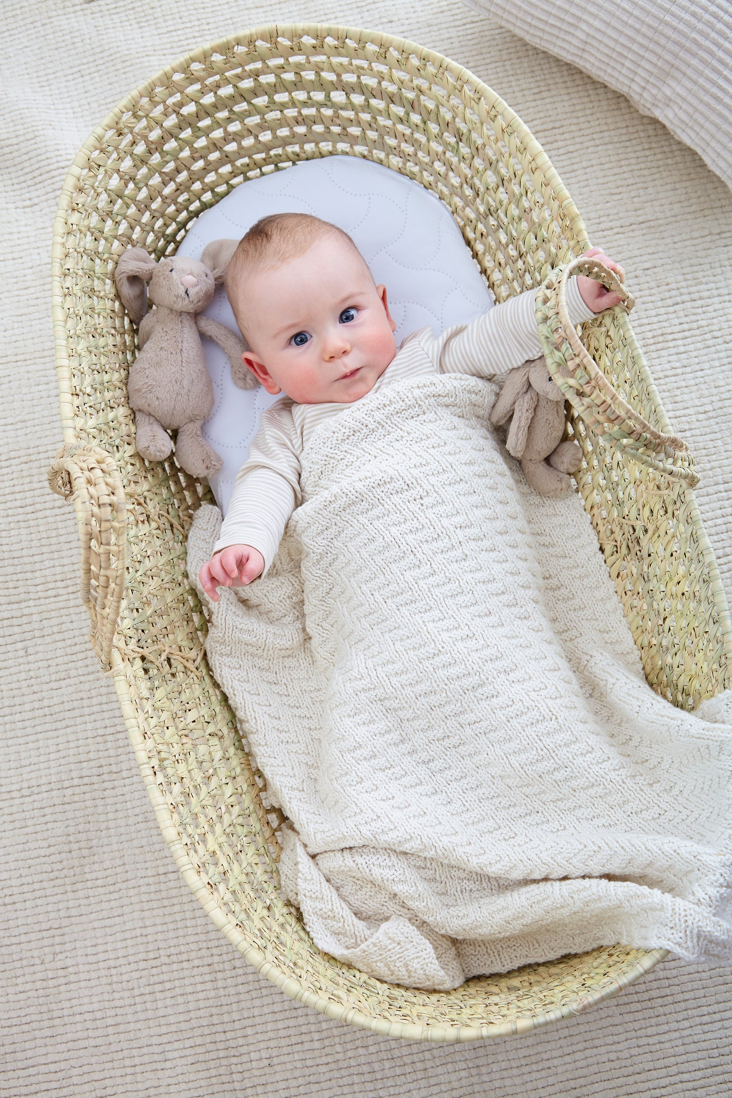 King Cole Newborn Book 4 Little Book of Blankets Knitting Pattern Book