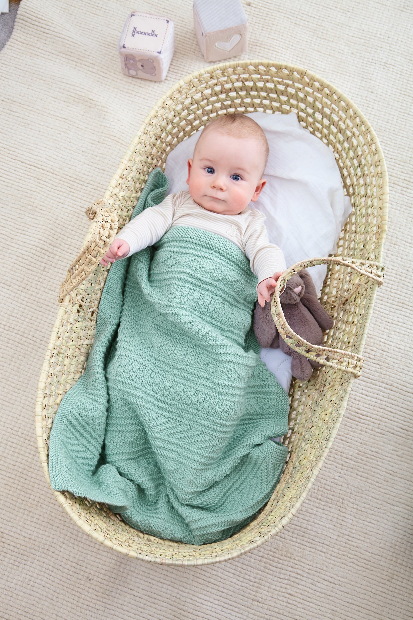 King Cole Newborn Book 4 Little Book of Blankets Knitting Pattern Book