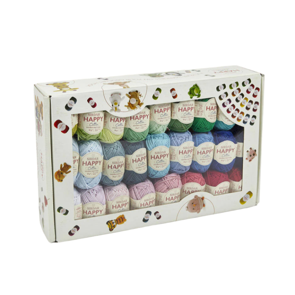 Sirdar Happy Cotton 50 Box Set Double Knit Yarn