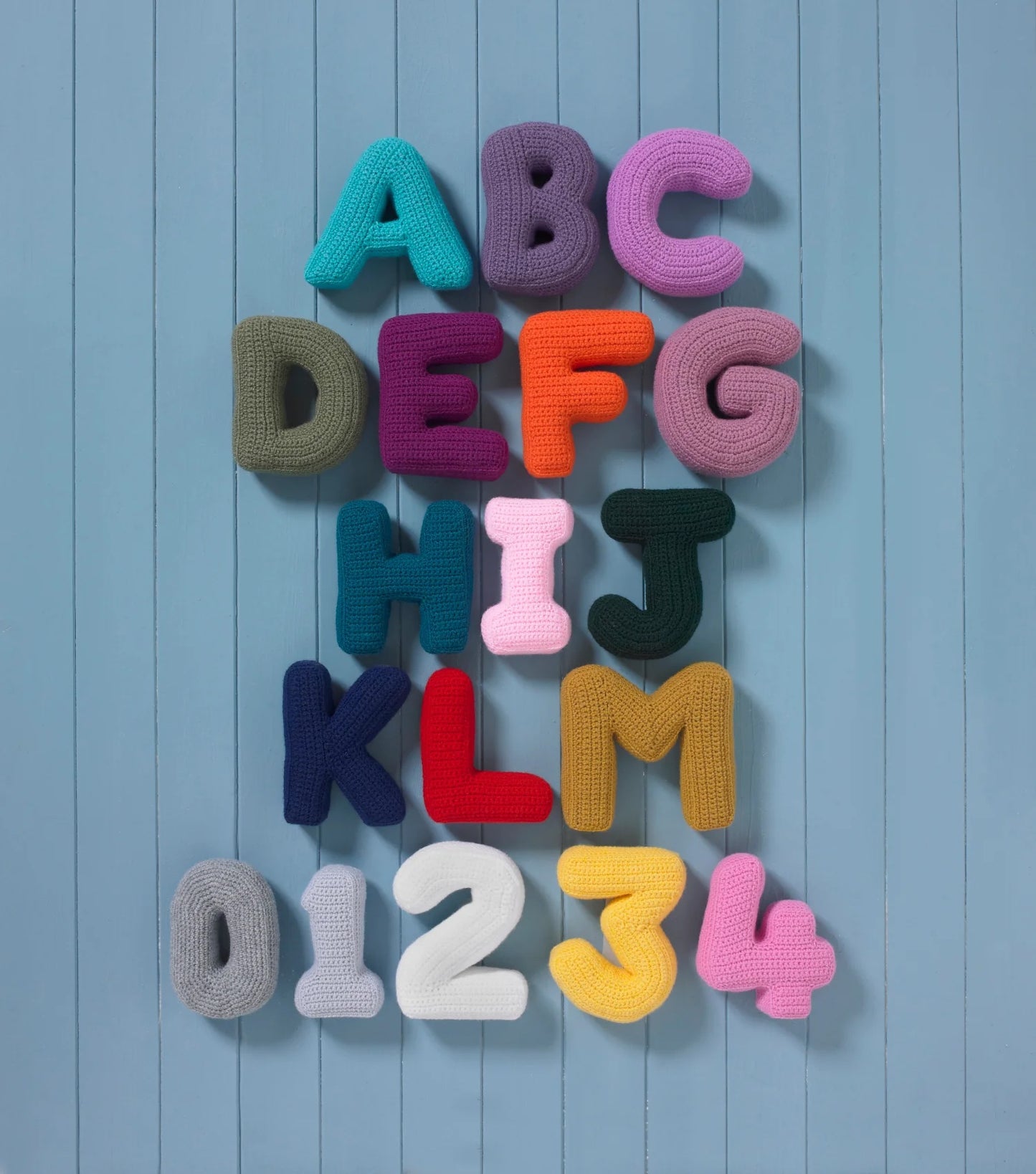 King Cole Crochet Alphabet and Numbers Pattern Book