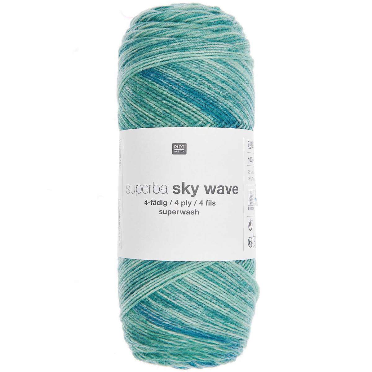 Rico Superba Sky Wave 4Ply 100g Yarn