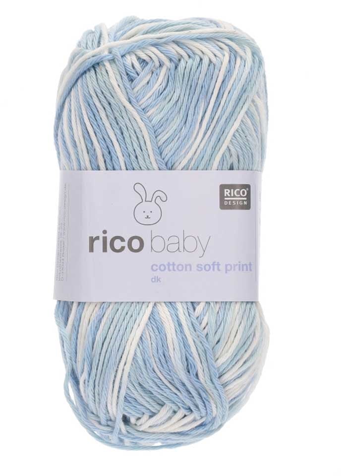 Rico Baby Cotton Soft Print Double Knit 50g Yarn