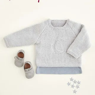 5418 Babies Moon Sweater Knitting Pattern