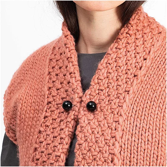 Double Bead Shawl or Cardigan Closure Pin 65mm
