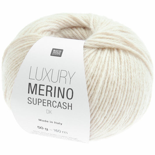 Rico Luxury Merino Supercash Double Knit 50g Yarn