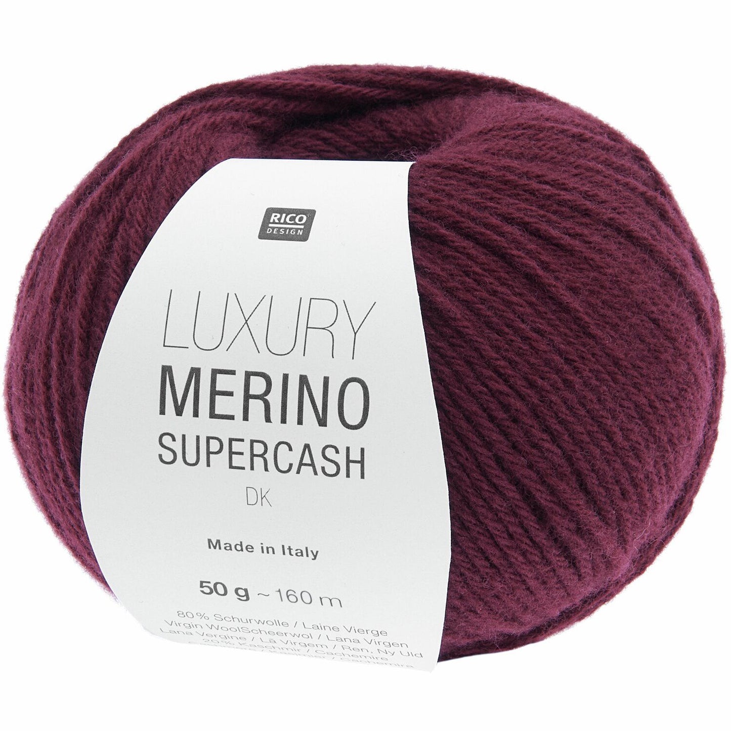 Rico Luxury Merino Supercash Double Knit 50g Yarn