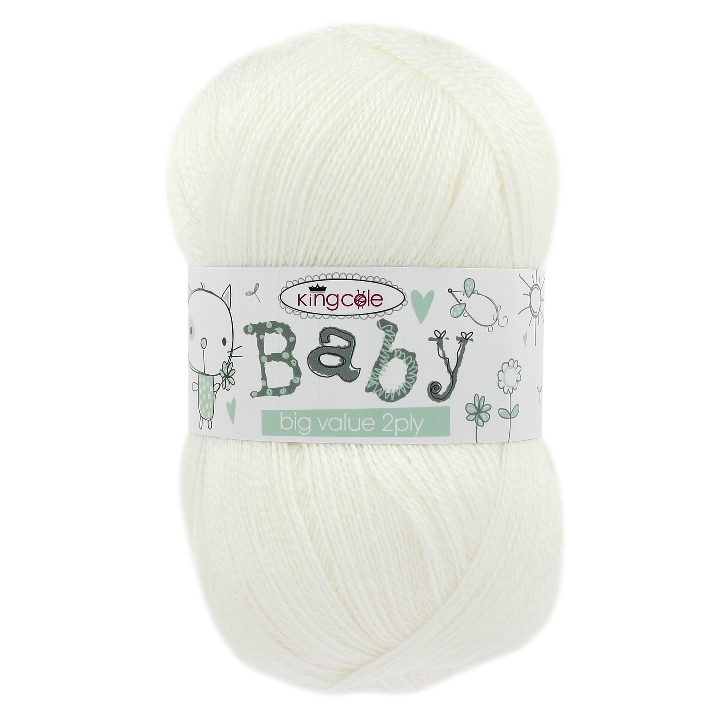 King Cole Big Value Baby 2Ply 100g Yarn