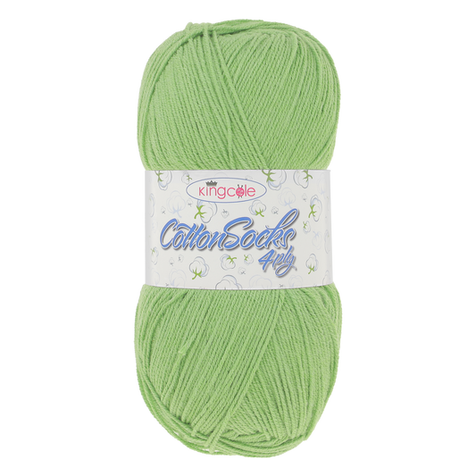 King Cole Cotton Socks 4Ply 100g Yarn