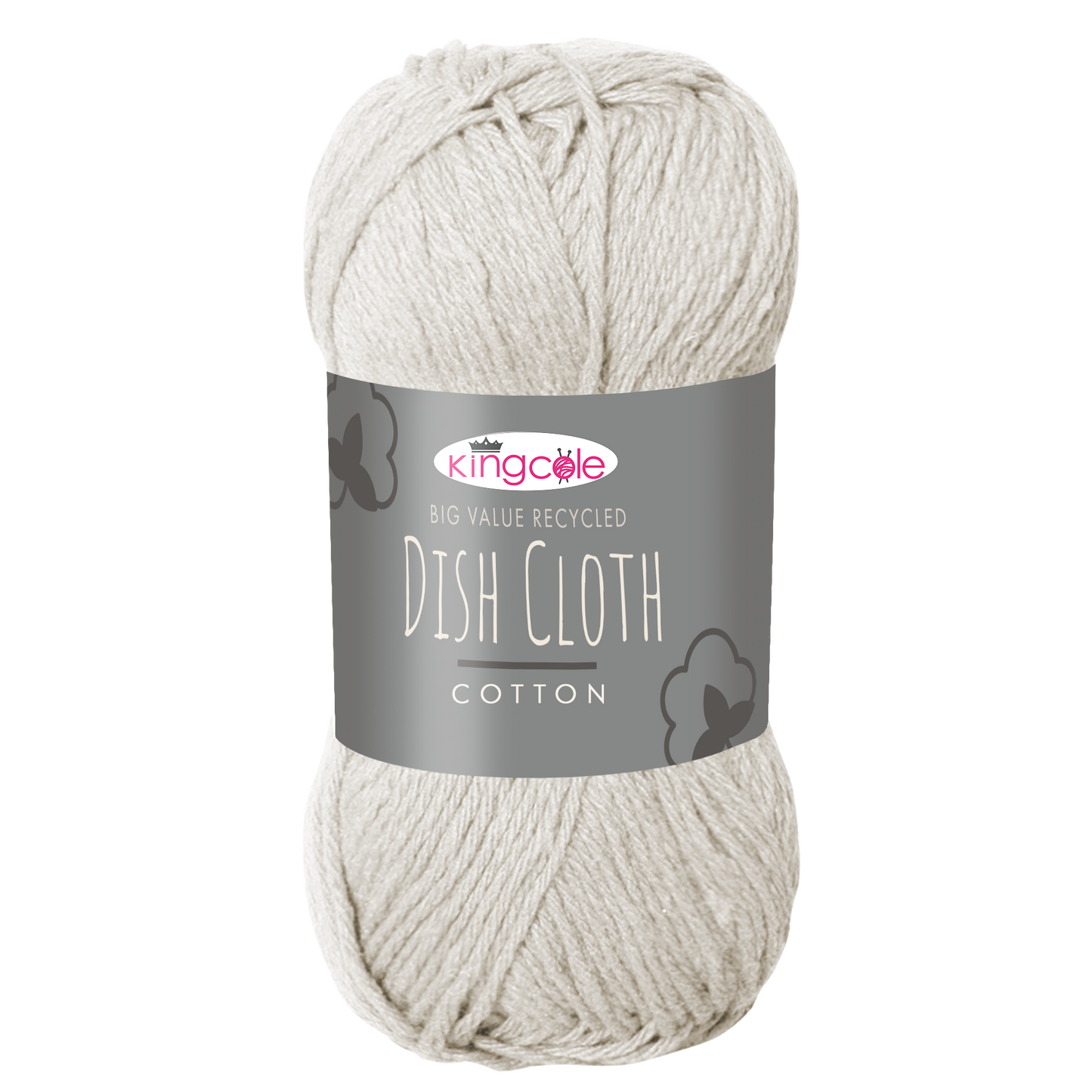 King Cole Big Value Recycled Dish Cloth Cotton Double Knit 100g