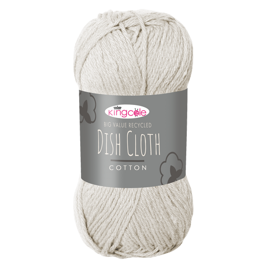 King Cole Big Value Recycled Dish Cloth Cotton Double Knit 100g
