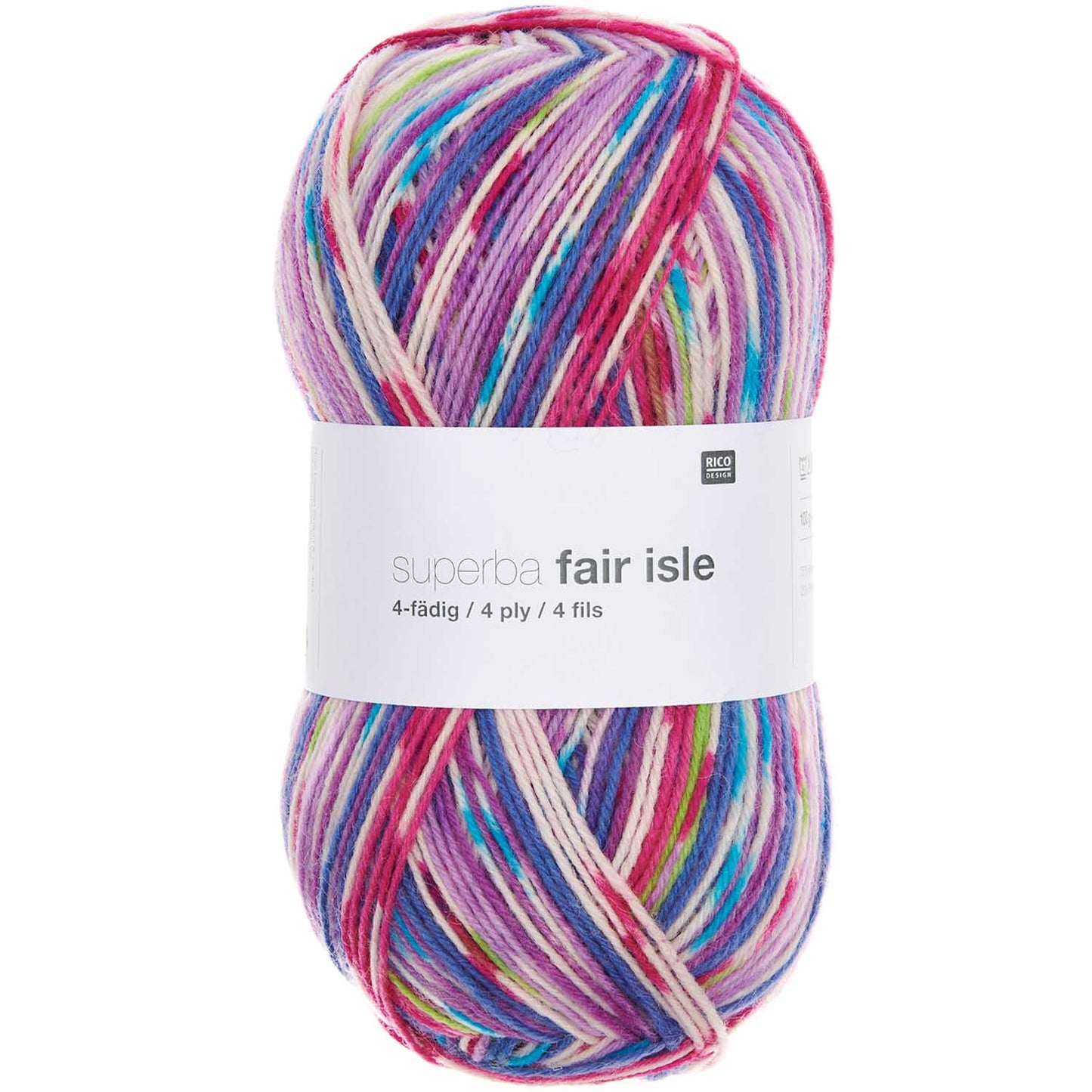 Rico Superba Fair Isle 4Ply 100g Yarn