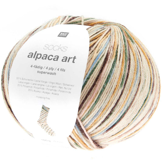 Rico Socks Alpaca Art 4Ply 100g Yarn