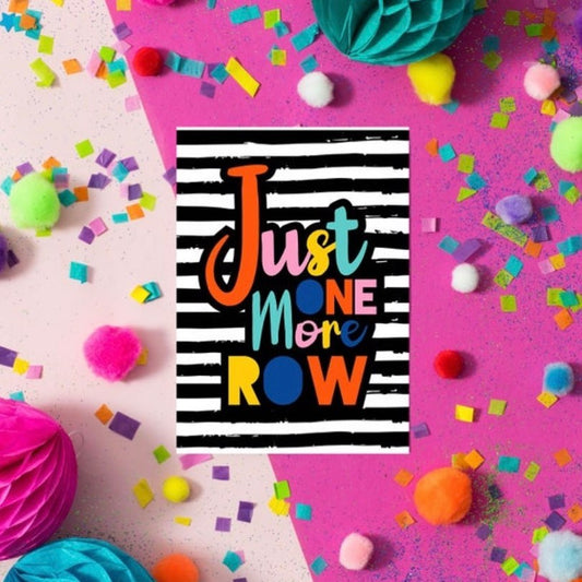 Lana Bou 'Just One More Row' Postcard