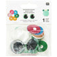 Rico Glitter Safety Toy Eyes Coloured