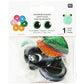 Rico Glitter Safety Toy Eyes Coloured