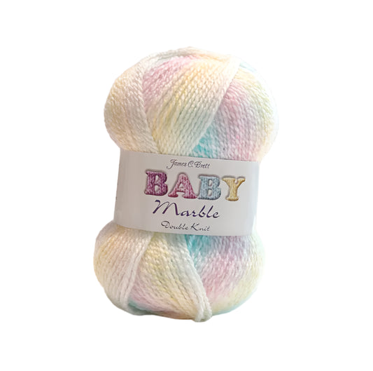 James C. Brett Baby Marble Double Knit 100g Yarn
