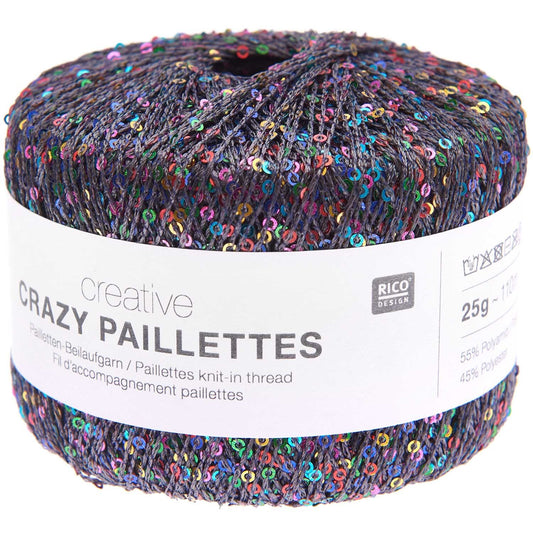 Rico Creative Make It Crazy Paillettes Lace 50g Yarn