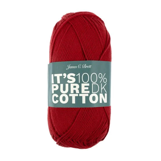 James C. Brett It's 100% Pure Cotton Double Knit 100g Yarn