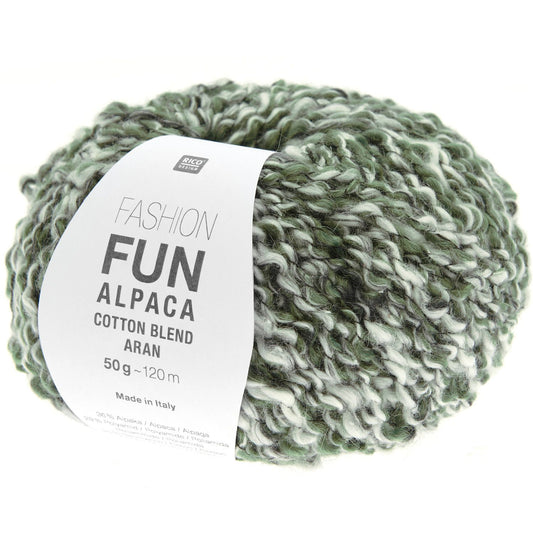 Rico Design Fashion Fun Alpaca Cotton Blend Aran 50g Yarn