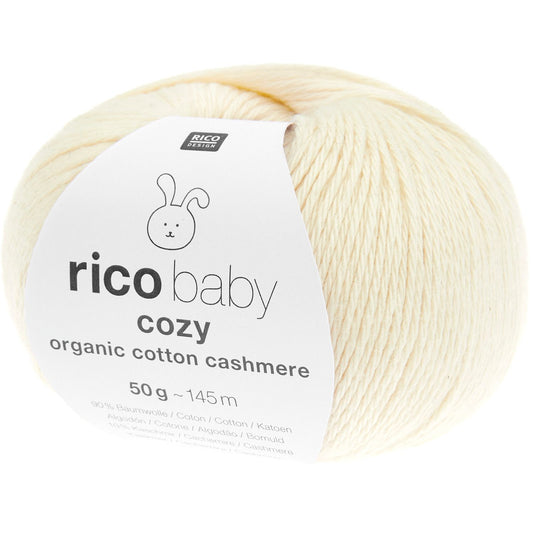 Rico Baby Cozy Organic Cotton Cashmere Double Knit 50g Yarn