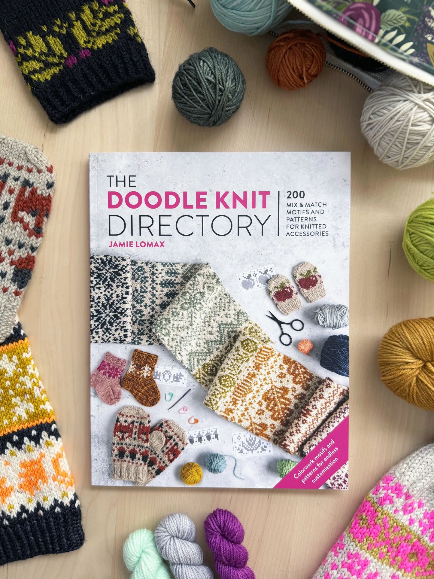 The Doodle Knitting Card Deck: 200 Mix & Match Motifs Pattern