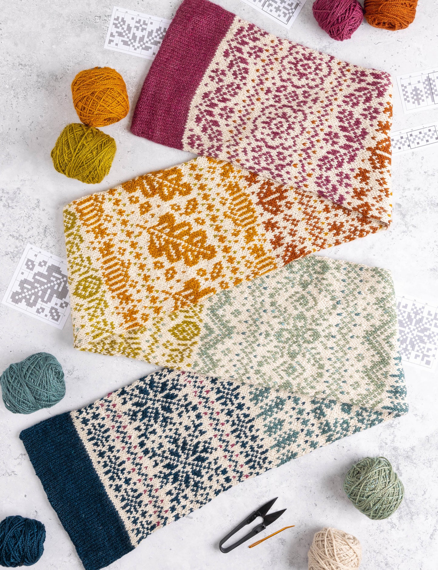 The Doodle Knitting Card Deck: 200 Mix & Match Motifs Pattern