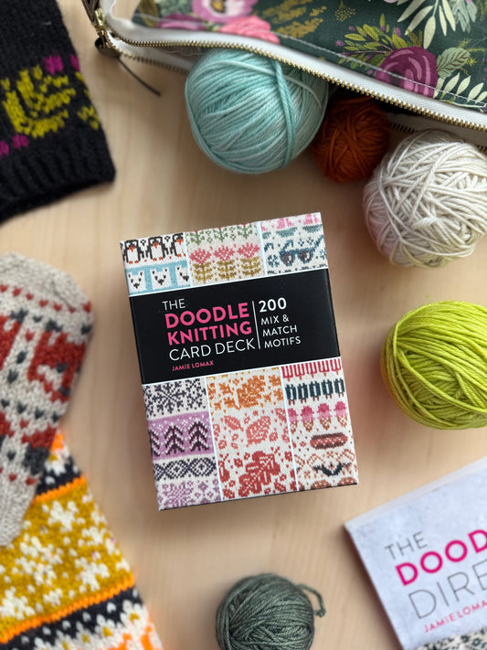 The Doodle Knitting Card Deck: 200 Mix & Match Motifs Pattern
