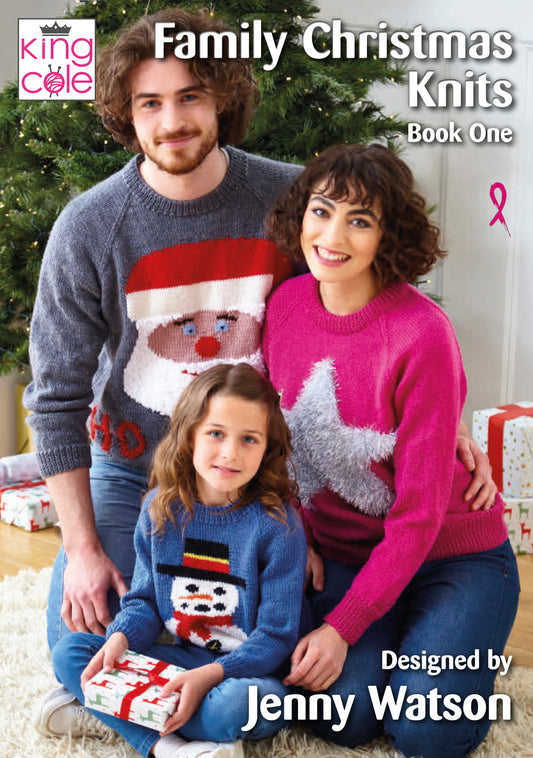 King Cole Christmas Family Knits Book 1 Knitting Pattern Book