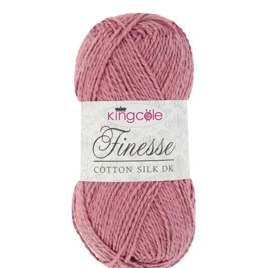 King Cole Finesse Cotton Silk Double Knit 50g Yarn