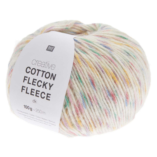 Rico Creative Cotton Flecky Fleece Double Knit 100g Yarn