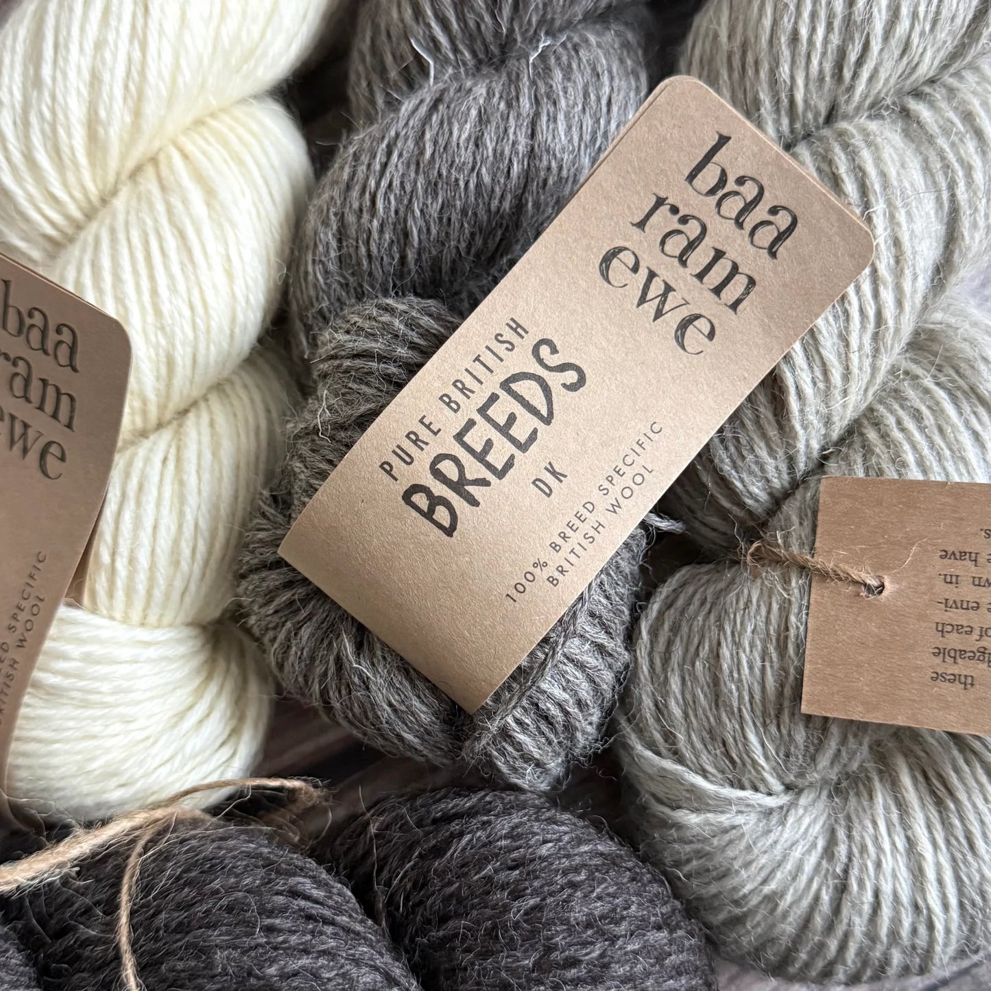 Baa Ram Ewe British Breeds Double Knit 100g Yarn