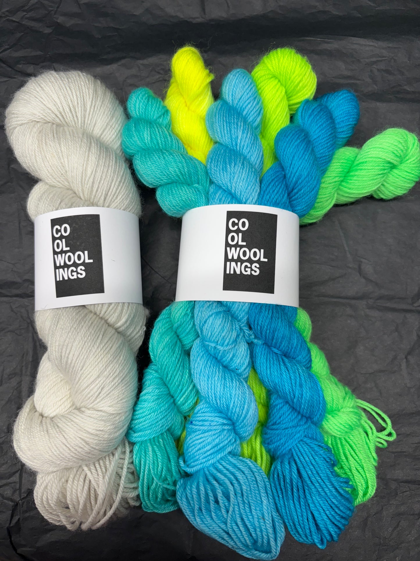 Around Every Corner Cool Woolings Shawl Knitting Kit 4 Ply Yarn