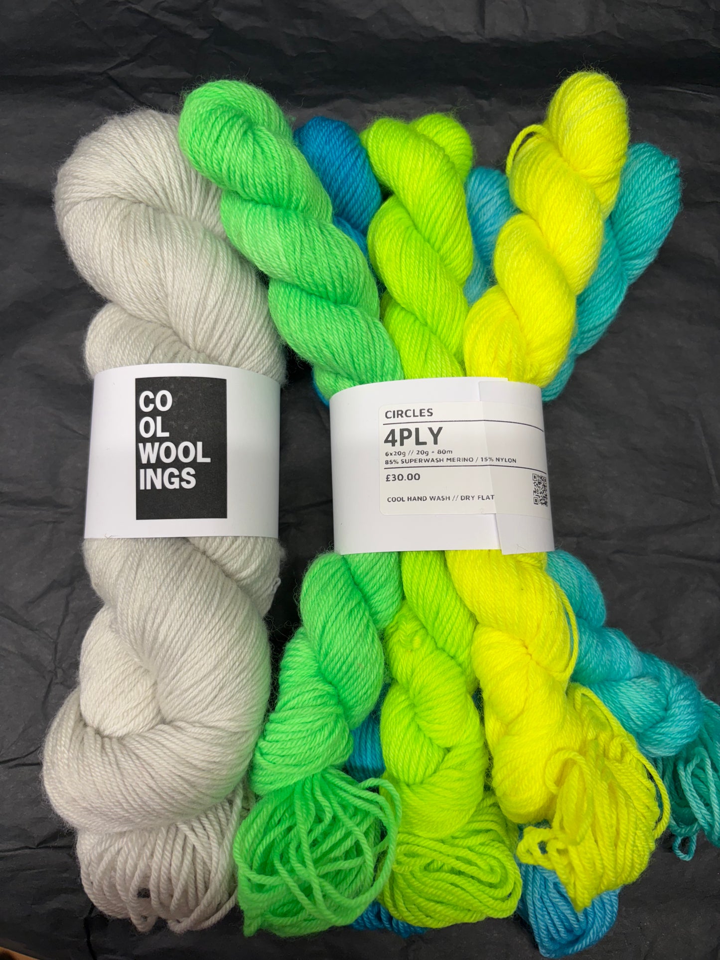 Around Every Corner Cool Woolings Shawl Knitting Kit 4 Ply Yarn